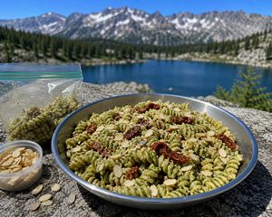Nutty Pesto Pasta Salad