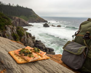 Salmon and Crackers