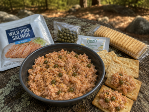 Salmon and Crackers