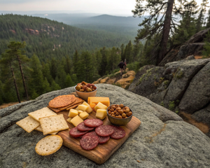 Summer Sausage and Cheese Crackers