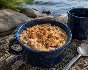 Apple Cinnamon Couscous Pudding