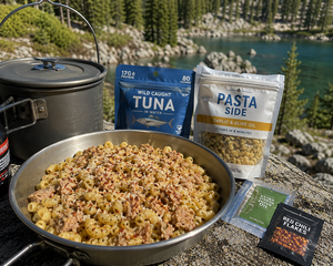 Packaged Pasta Side with Tuna and Olive Oil