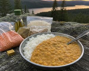 Lentil Dal with Rice