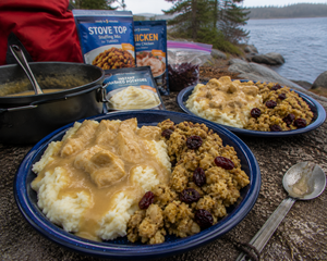 Backcountry Thanksgiving Dinner