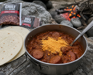 Leftover BBQ Chili Pot