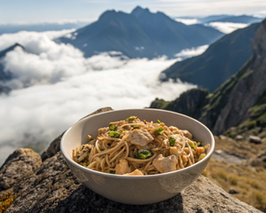 Thai Peanut Noodles with Chicken