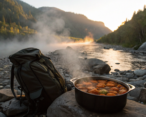 Backcountry Chili with Cornbread Topping