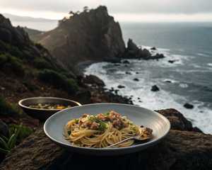 Tuna Pasta with Capers and Olive Oil