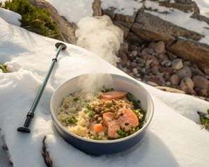 Salmon with Couscous and Lemon