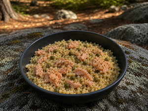 Salmon with Couscous and Lemon